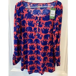 NWT XL Lilly Pulitzer top in Tusk in Sun!